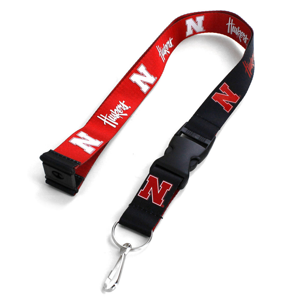 Nebraska Cornhuskers Lanyard Reversible