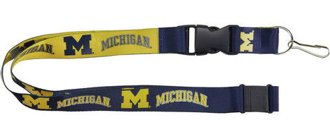 Michigan Wolverines Lanyard Reversible