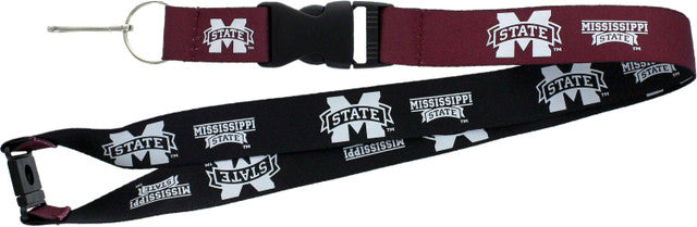 Mississippi State Bulldogs Lanyard Reversible