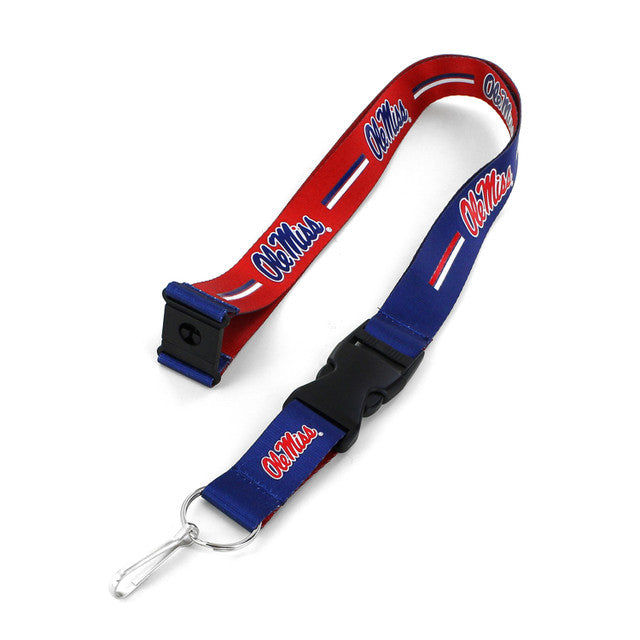 Ole Miss Rebels Lanyard Reversible