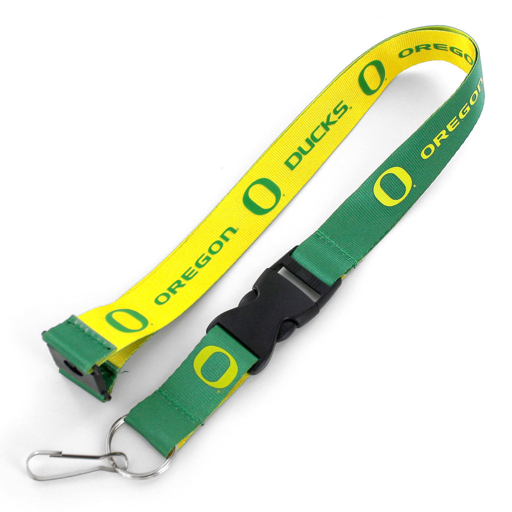 Oregon Ducks Lanyard Reversible Green/Yellow