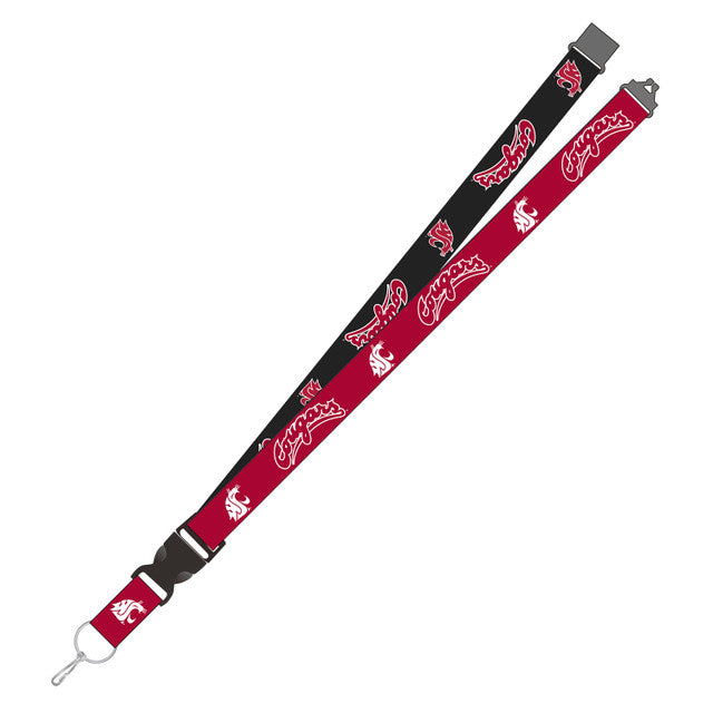 Washington State Cougars Lanyard Reversible