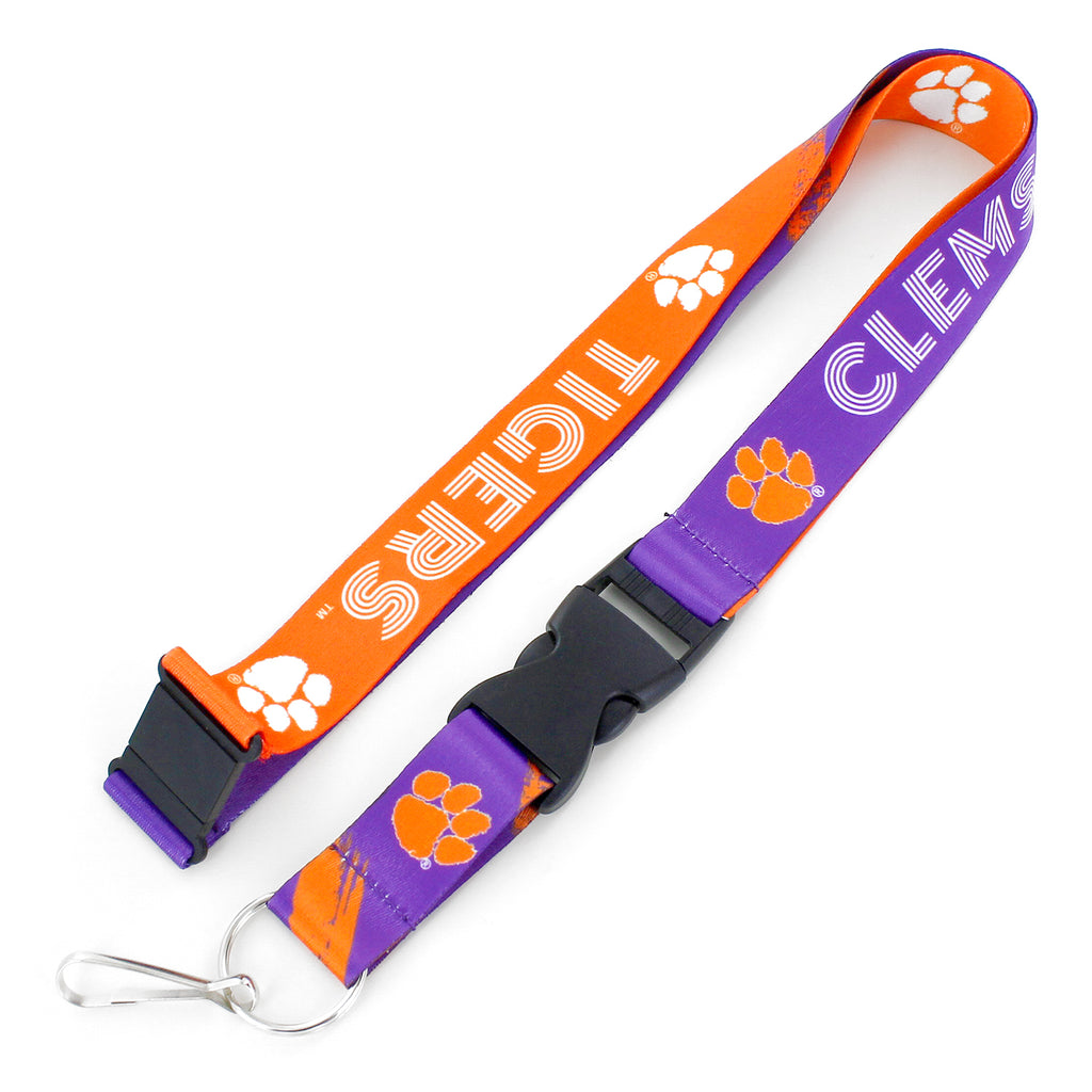 Clemson Tigers Lanyard Crossfade Design