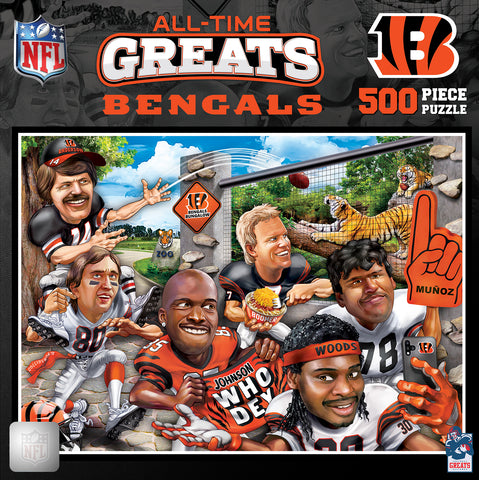 Cincinnati Bengals Puzzle 500 Piece All Time Greats