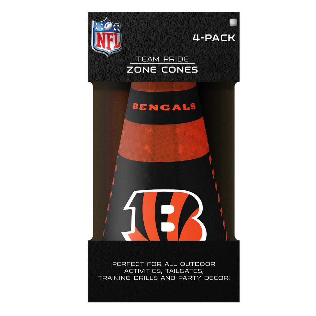 Cincinnati Bengals Zone Cones 4 Pack