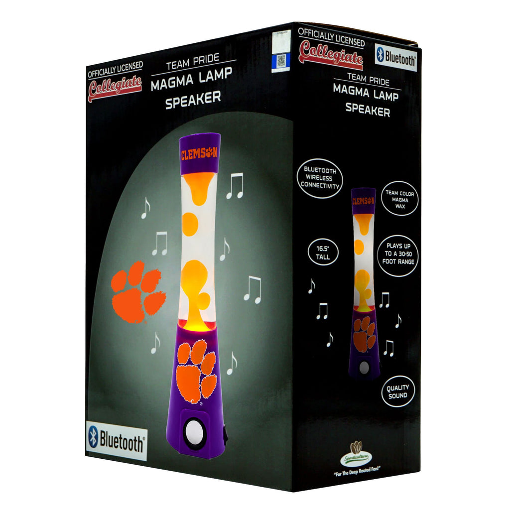 Clemson Tigers Magma Lamp Bluetooth Speaker