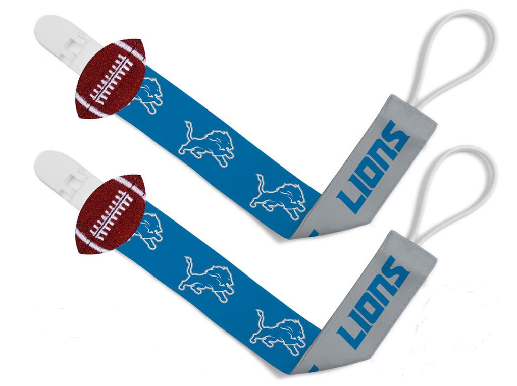 Detroit Lions Pacifier Clips 2 Pack