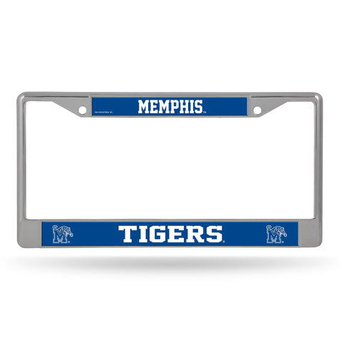Memphis Tigers License Plate Frame Chrome Printed Insert Special Order