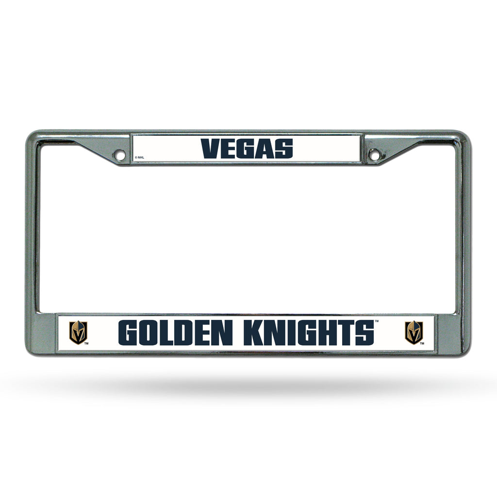 Las Vegas Golden Knights License Plate Frame Chrome