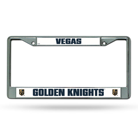 Las Vegas Golden Knights License Plate Frame Chrome