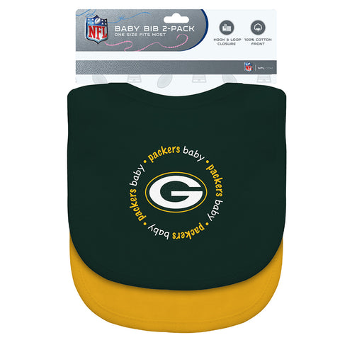 Green Bay Packers s Baby Bib 2 Pack