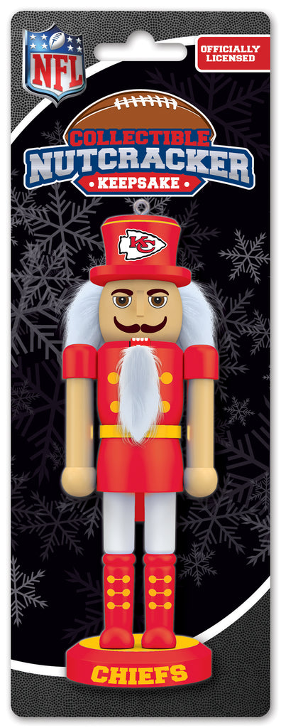 Kansas City Chiefs Nutcracker Miniature Periodic Restock
