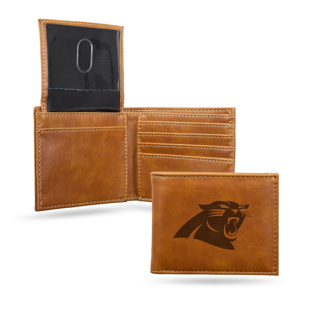 Carolina Panthers Wallet Billfold Laser Engraved