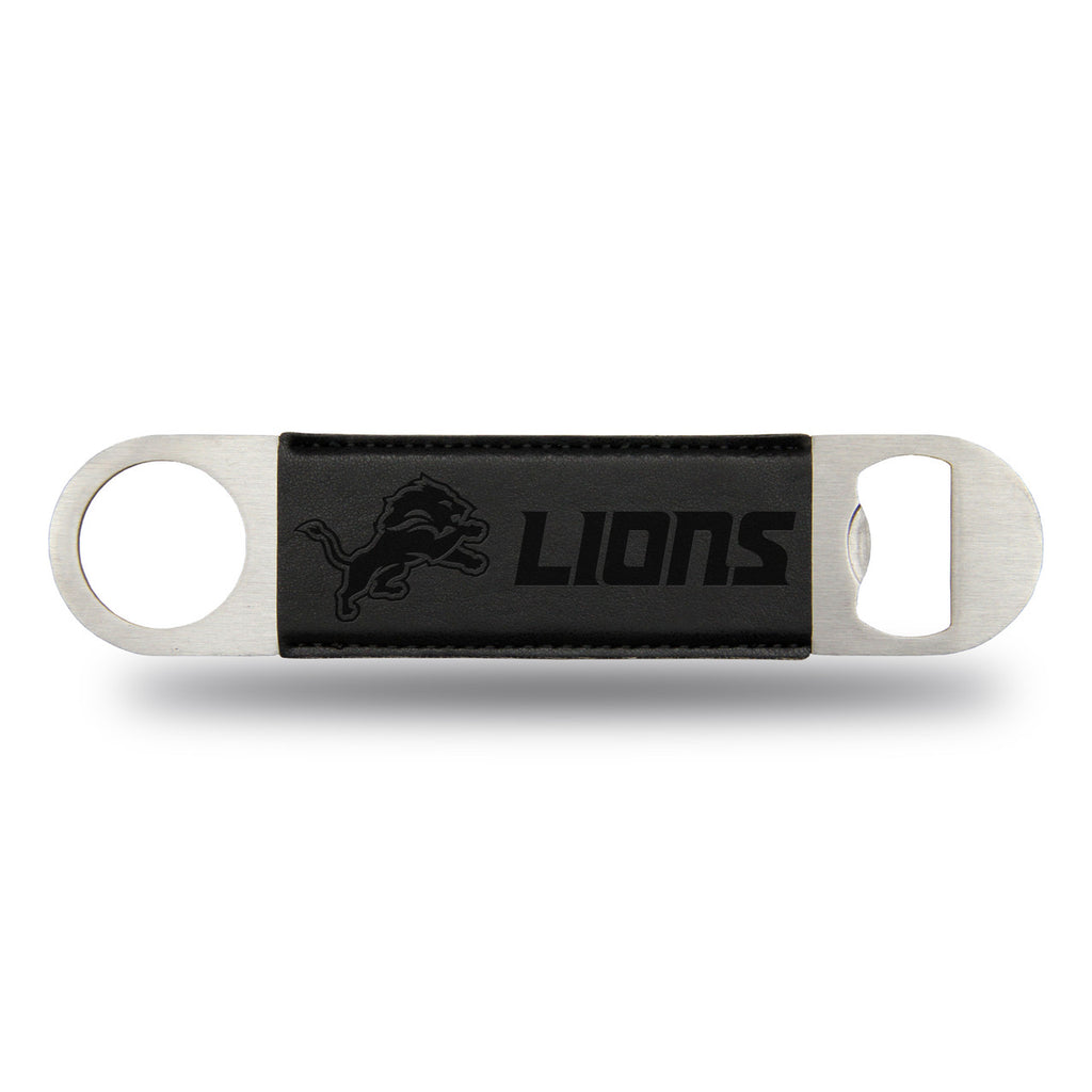 Detroit Lions Bar Blade Bottle Opener Laser Engraved