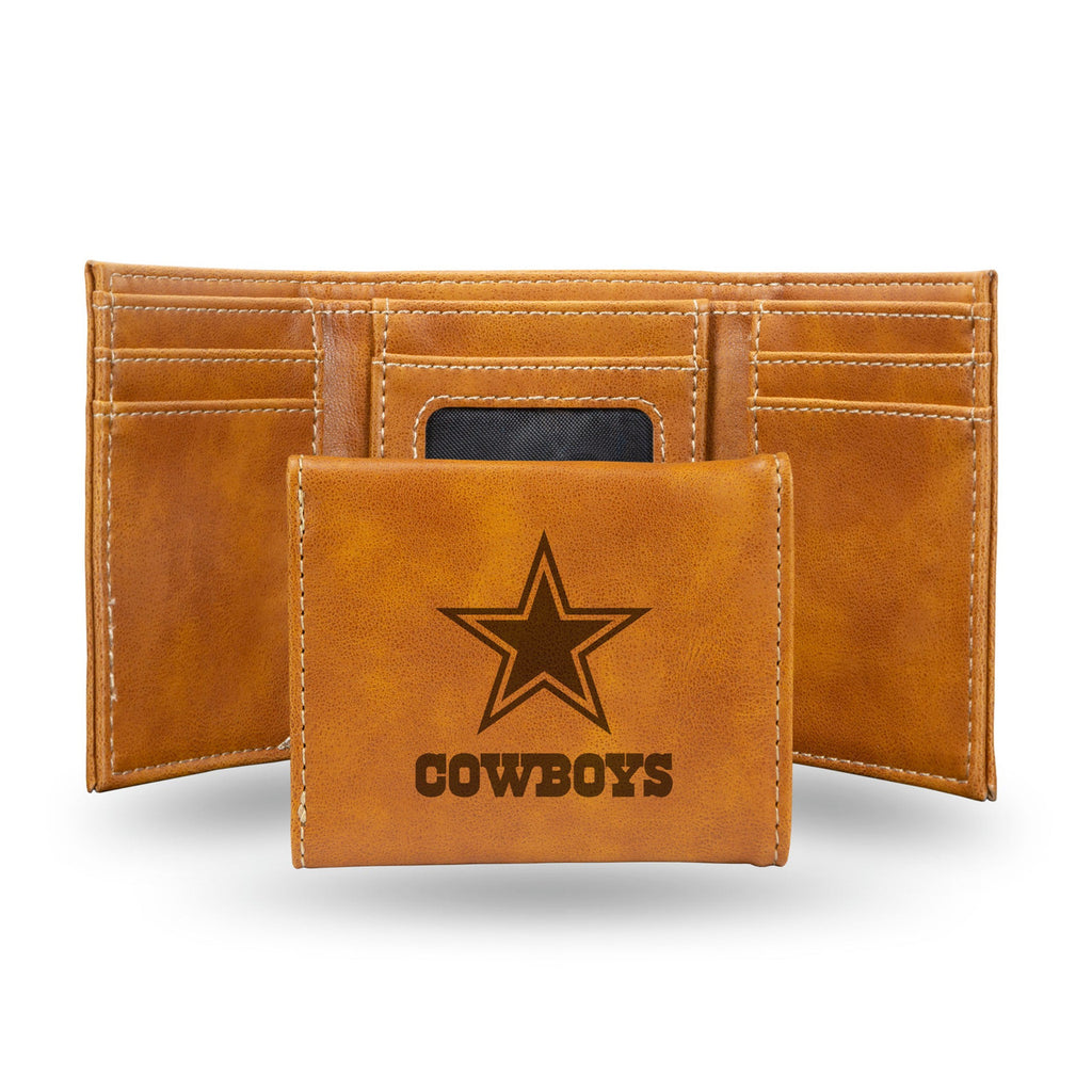 Dallas Cowboys Wallet Trifold Laser Engraved