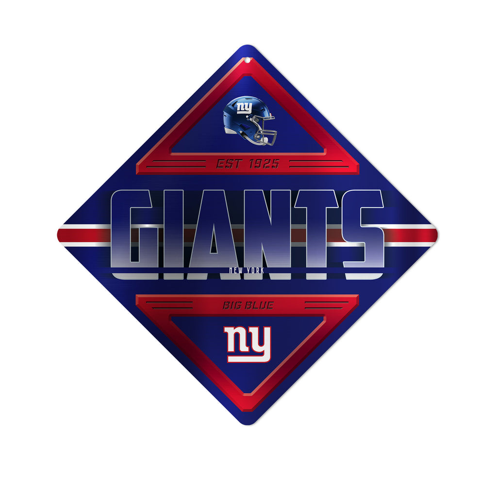 New York Giants Sign Metal Diamond Shape