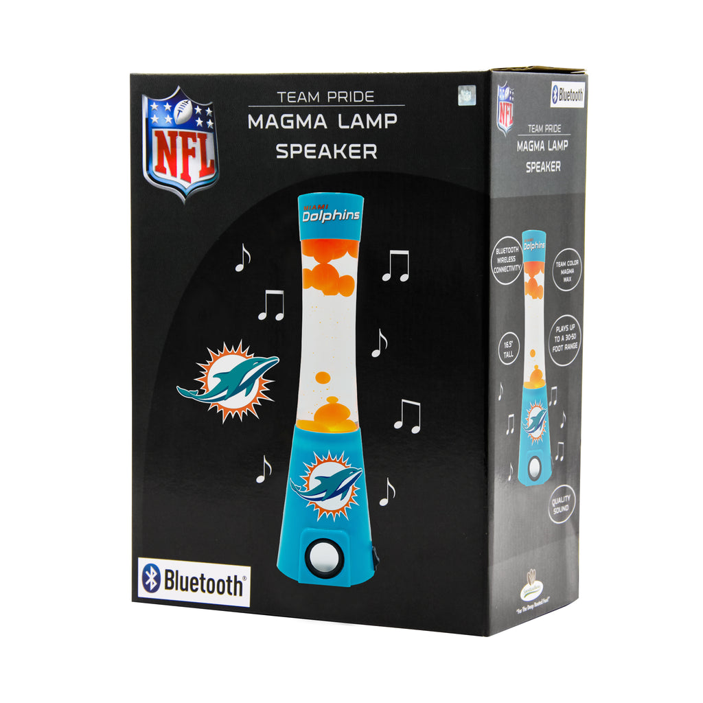Miami Dolphins Magma Lamp Bluetooth Speaker