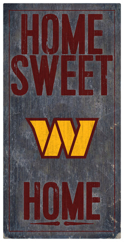 Washington Huskies Commanders Sign Wood 6x12 Home Sweet Home Design