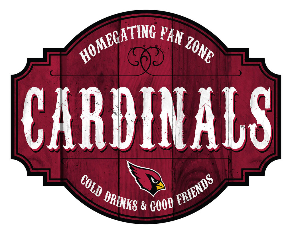 Arizona Cardinals Sign Wood 12 Inch Homegating Tavern