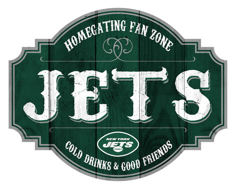 New York Jets Sign Wood 12 Inch Homegating Tavern