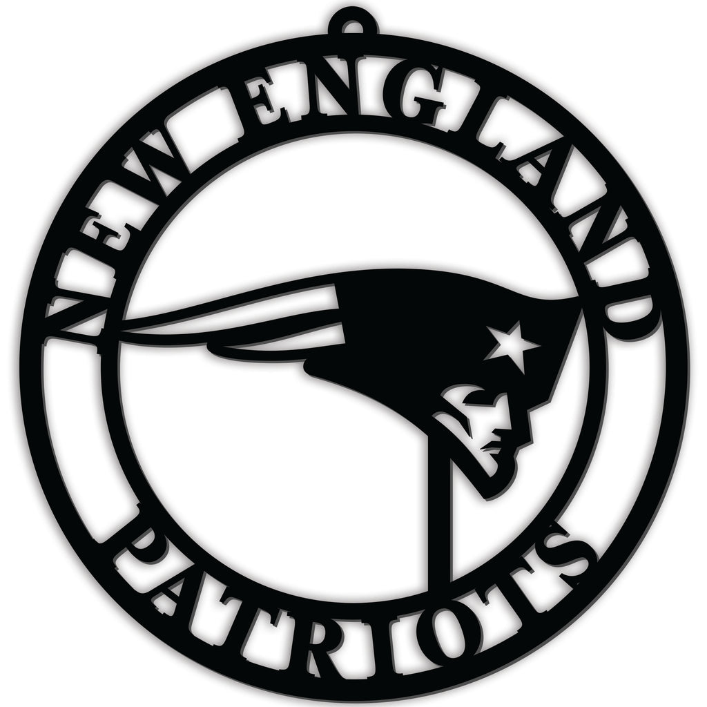 New England Patriots Sign Door Hanger 16 Inch