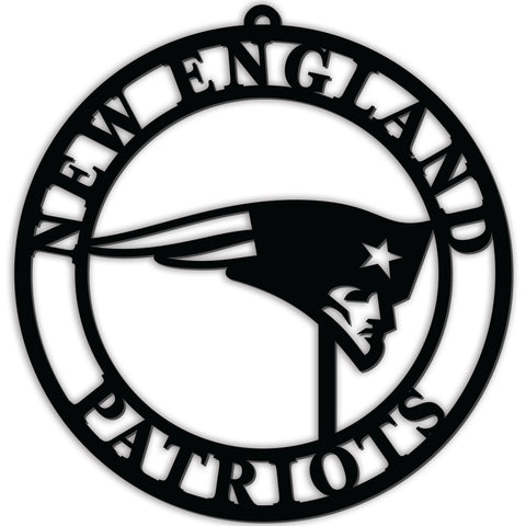 New England Patriots Sign Door Hanger 16 Inch