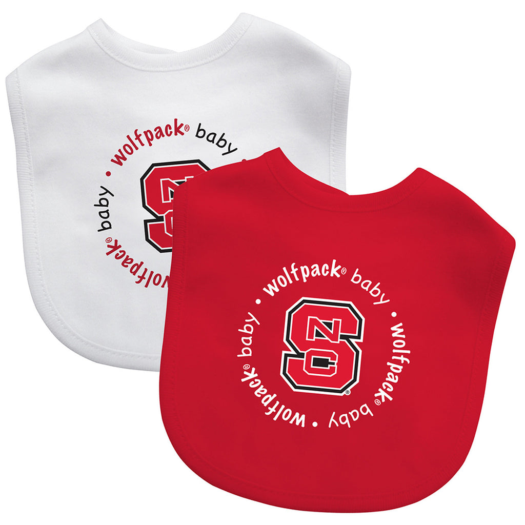 North Carolina State Wolfpack Baby Bib 2 Pack