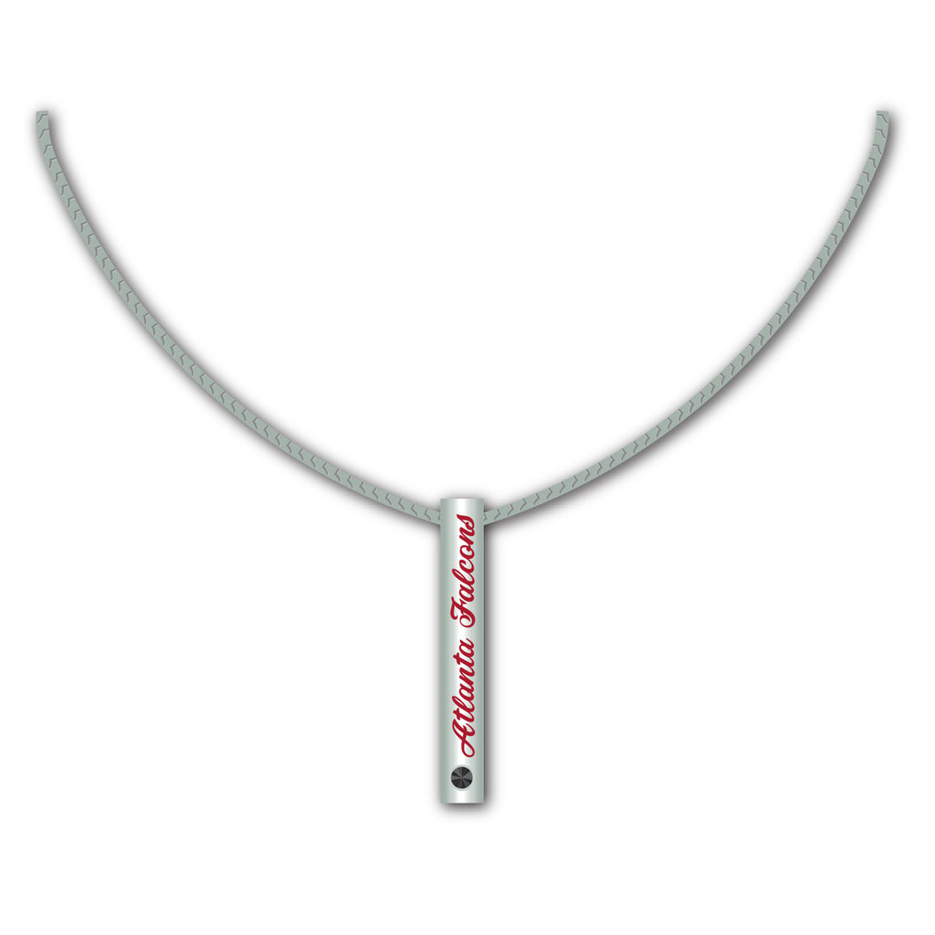 Atlanta Falcons Necklace Silver Bar