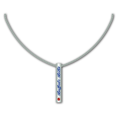 Buffalo Bills Necklace Silver Bar Special Order