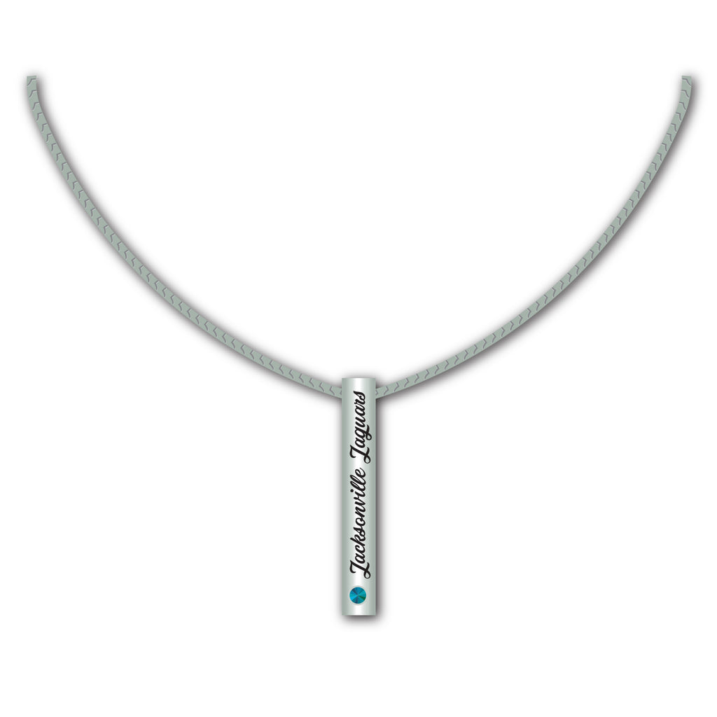 Jacksonville Jaguars Necklace Silver Bar Special Order