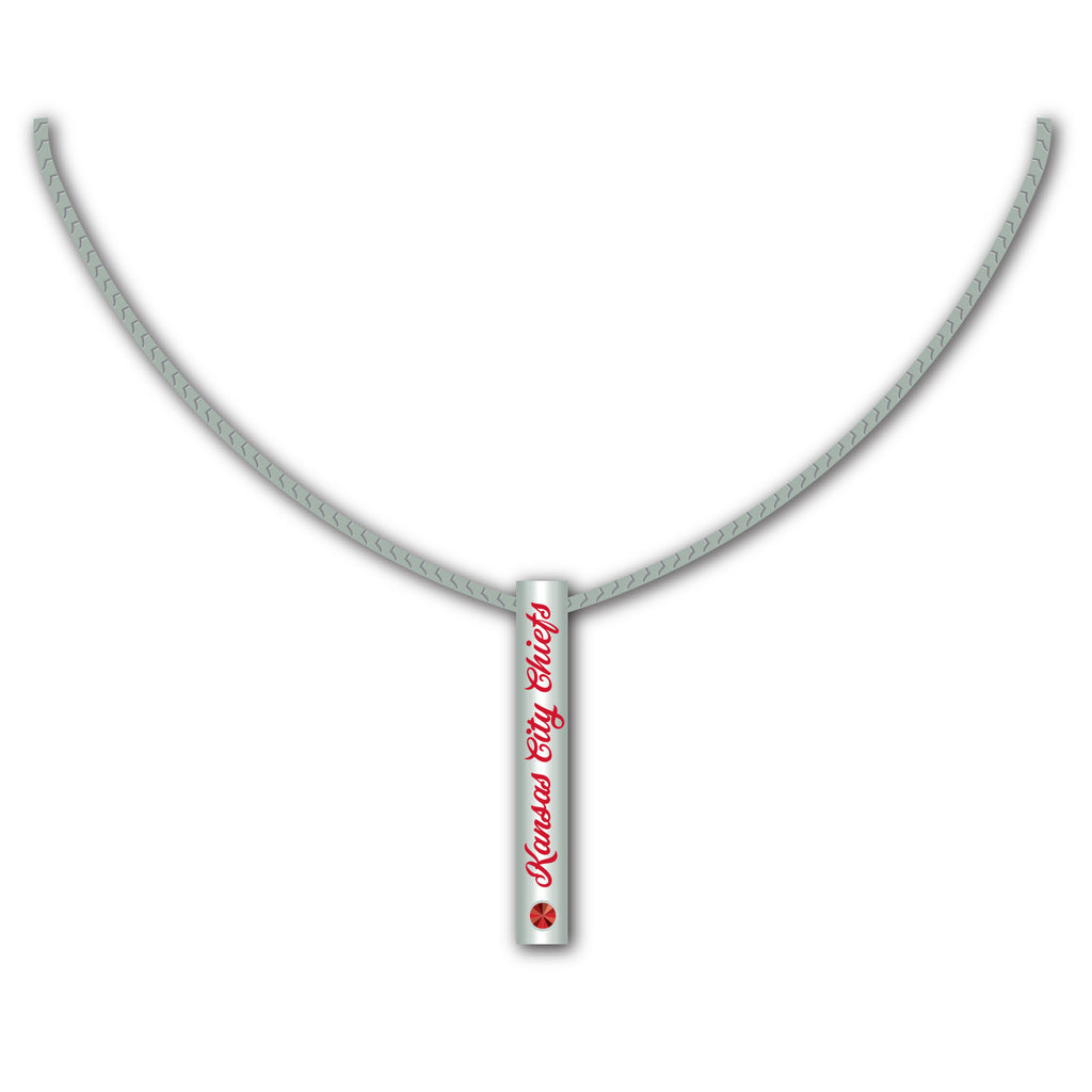 Kansas City Chiefs Necklace Silver Bar Special Order