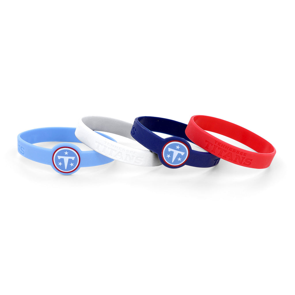 Tennessee Titans Bracelets 4 Pack Silicone