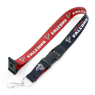 Atlanta Falcons Lanyard Reversible Black/Red