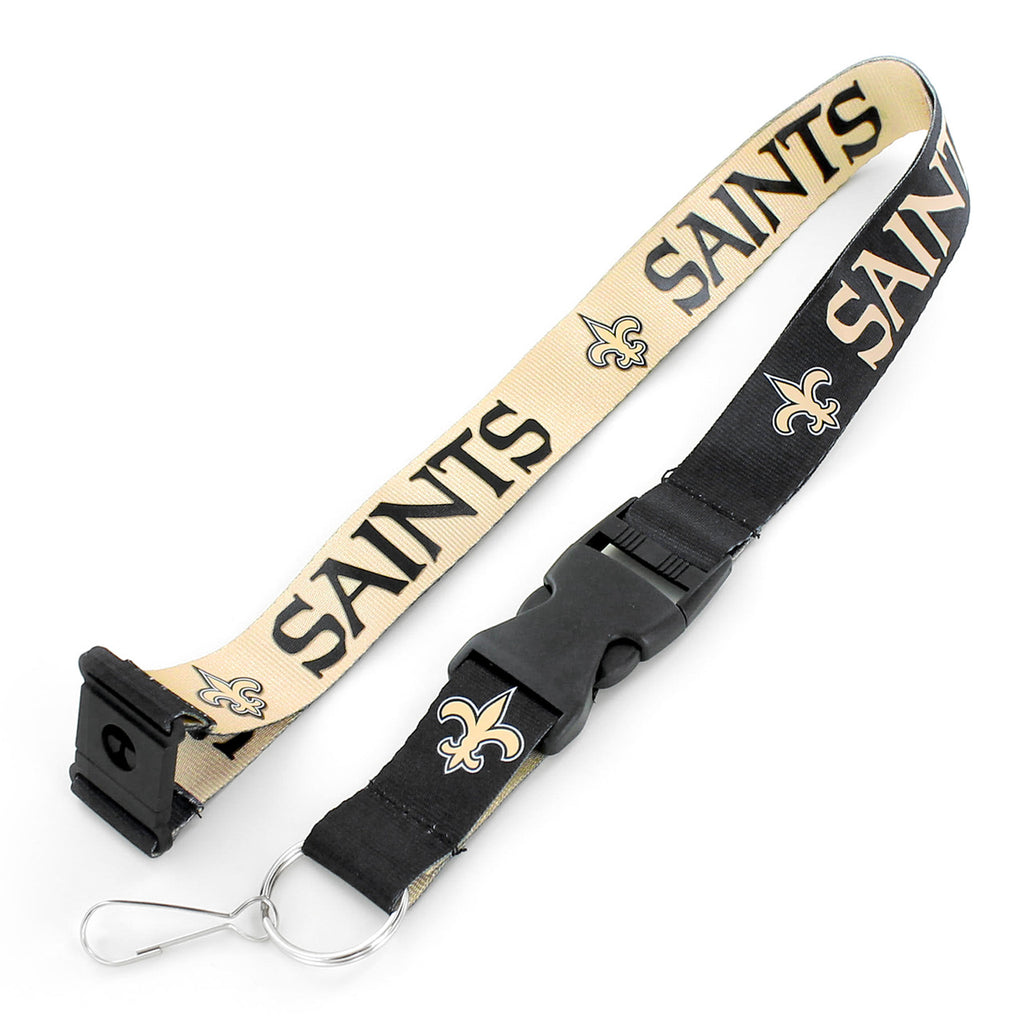 New Orleans Saints Lanyard Reversible