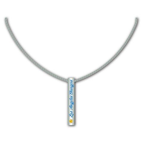 Los Angeles Chargers Necklace Silver Bar