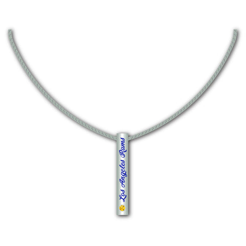 Los Angeles Rams Necklace Silver Bar Special Order