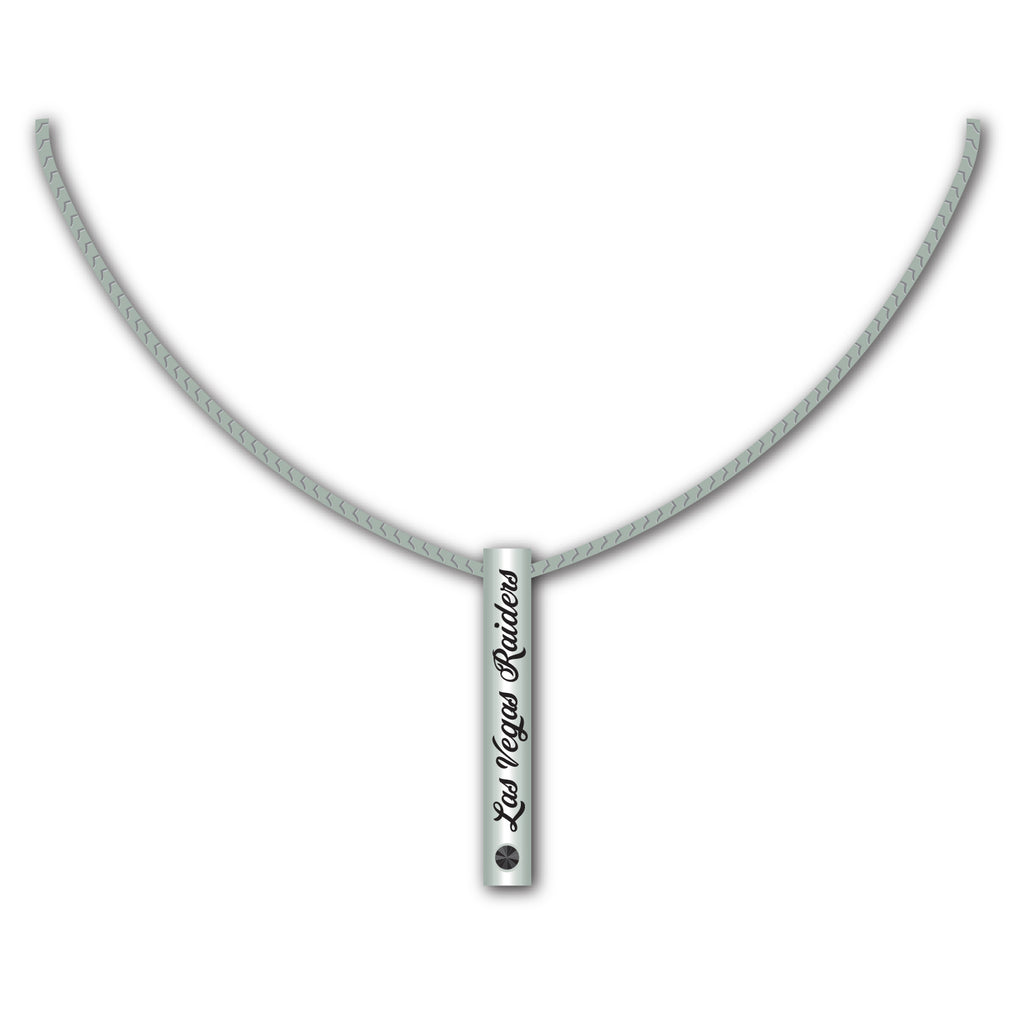 Las Vegas Raiders Necklace Silver Bar