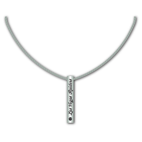 Las Vegas Raiders Necklace Silver Bar