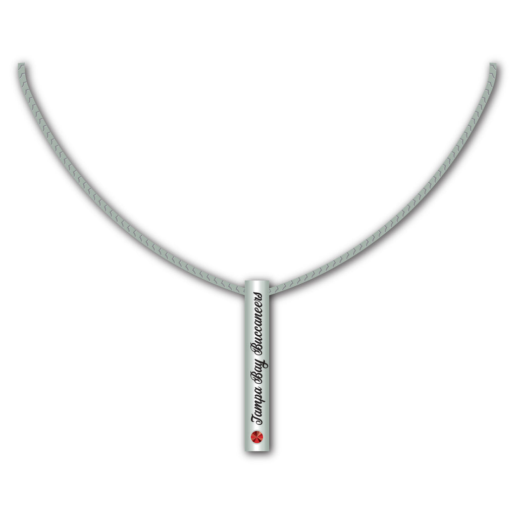Tampa Bay Buccaneers Necklace Silver Bar Special Order