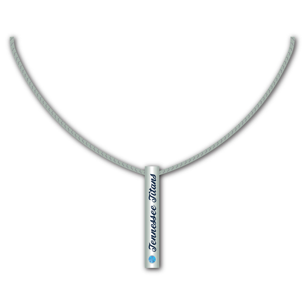 Tennessee Titans Necklace Silver Bar Special Order