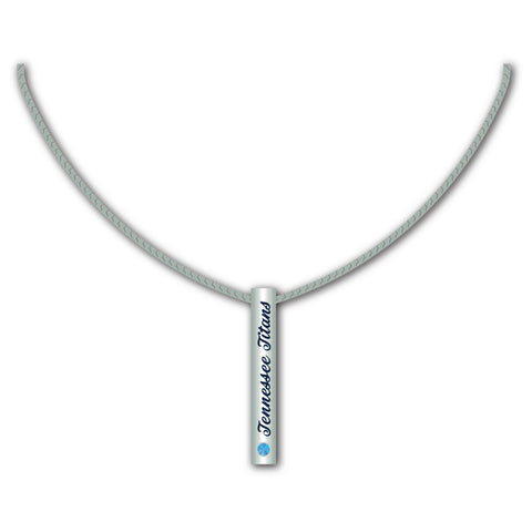 Tennessee Titans Necklace Silver Bar Special Order