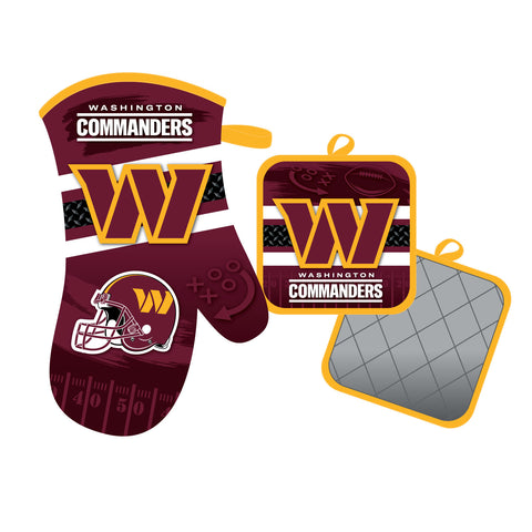 Washington Huskies Commanders Oven Mitt and Pot Holder Set
