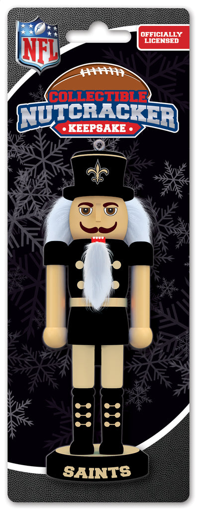 New Orleans Saints Nutcracker Miniature Periodic Restock