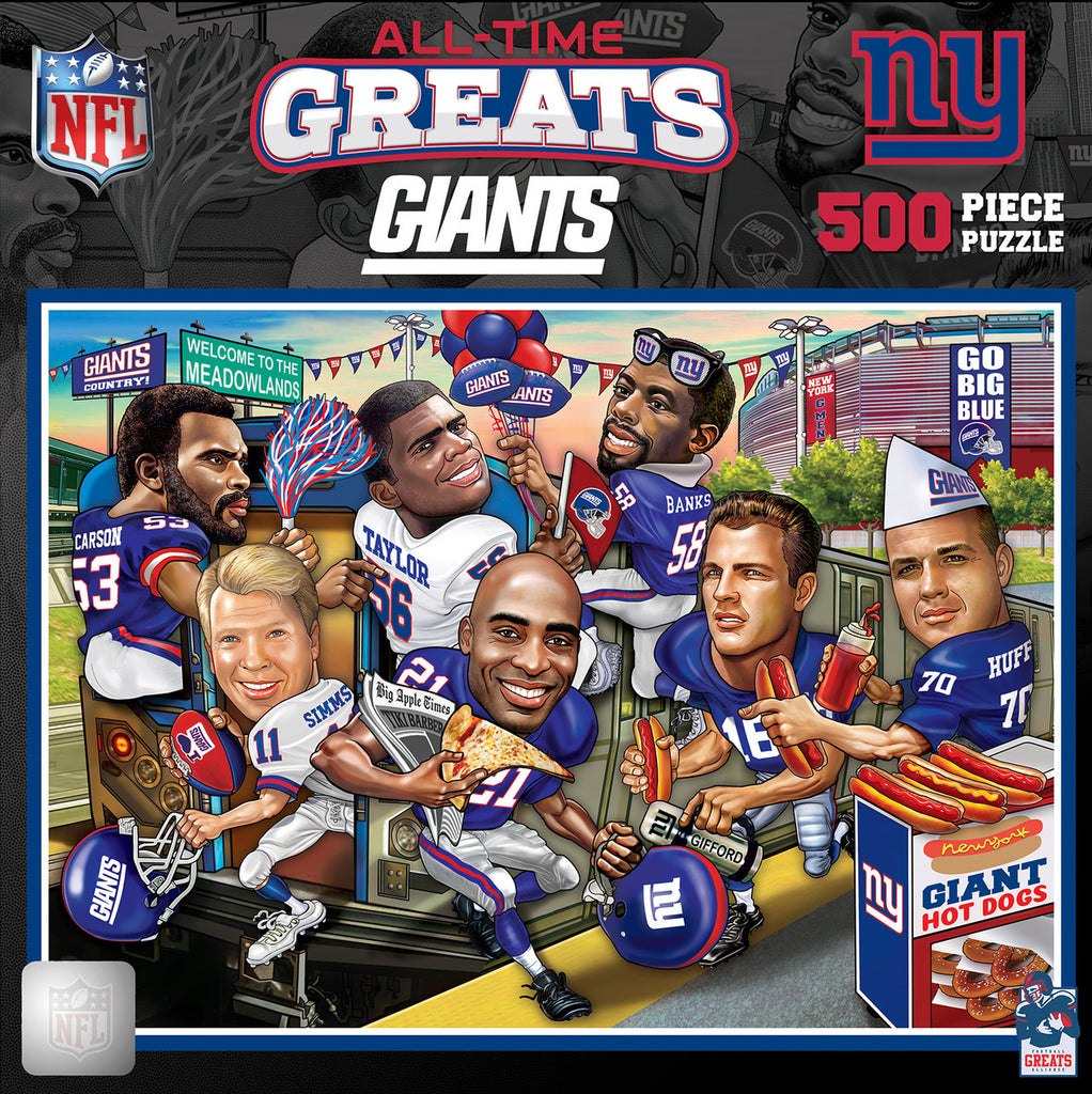 New York Giants Puzzle 500 Piece All Time Greats