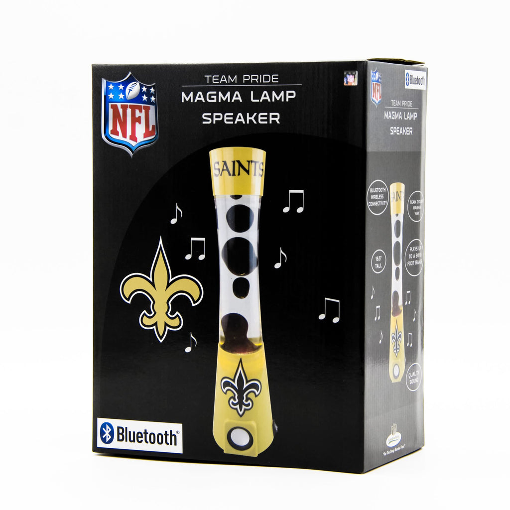 New Orleans Saints Magma Lamp Bluetooth Speaker