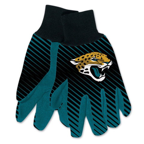 Jacksonville Jaguars Gloves Two Tone Style Adult Size