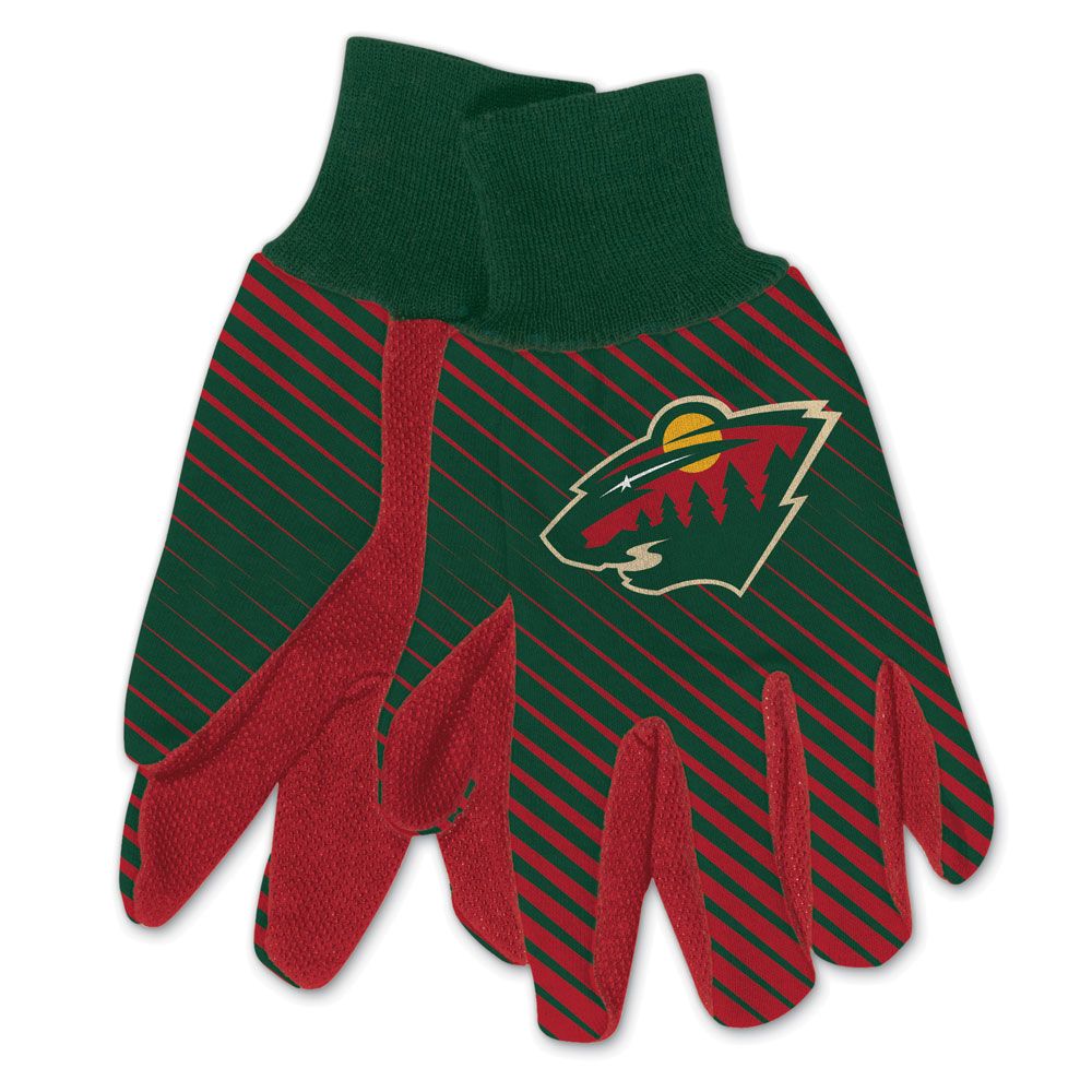 Minnesota Wild Gloves Two Tone Style Adult Size