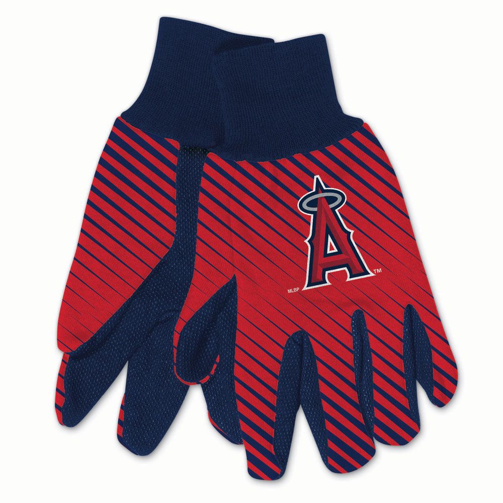 Los Angeles Angels Gloves Two Tone Style Adult Size