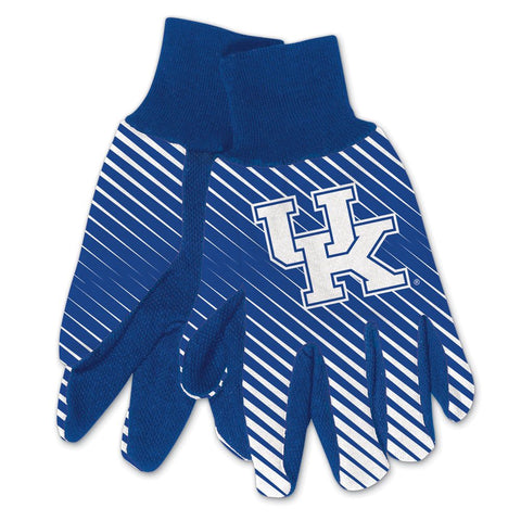 Kentucky Wildcats Gloves Two Tone Style Adult Size