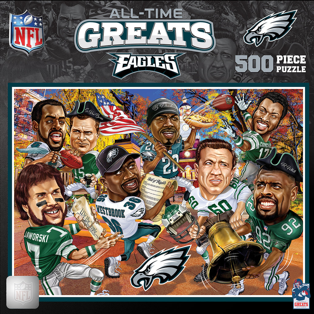Philadelphia Eagles Puzzle 500 Piece All Time Greats